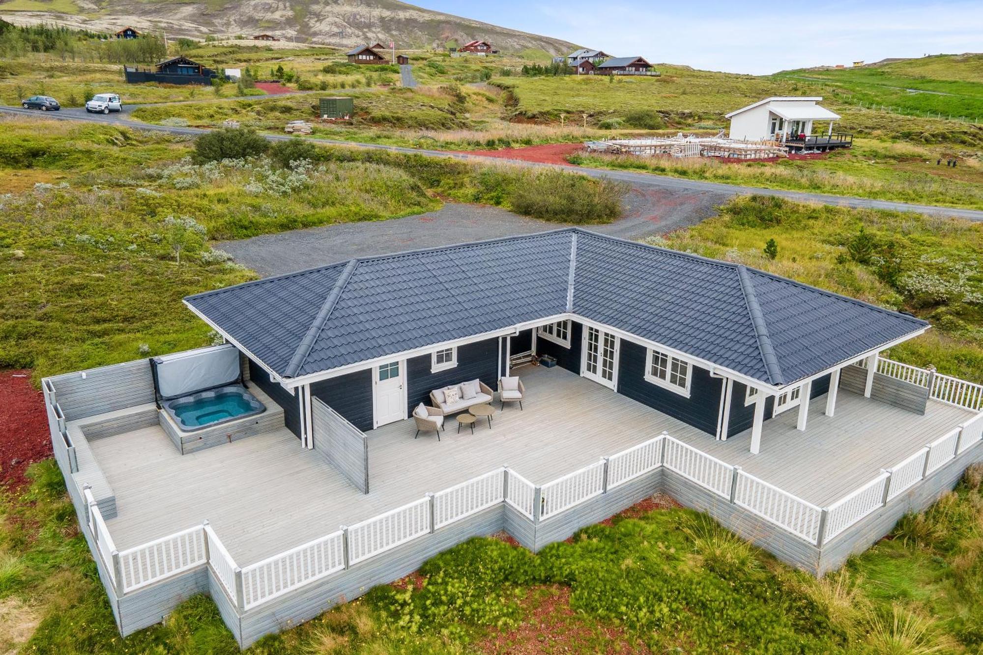Venture Vacations-Golden Circle Hot Tub Cabin Selfoss Exterior foto
