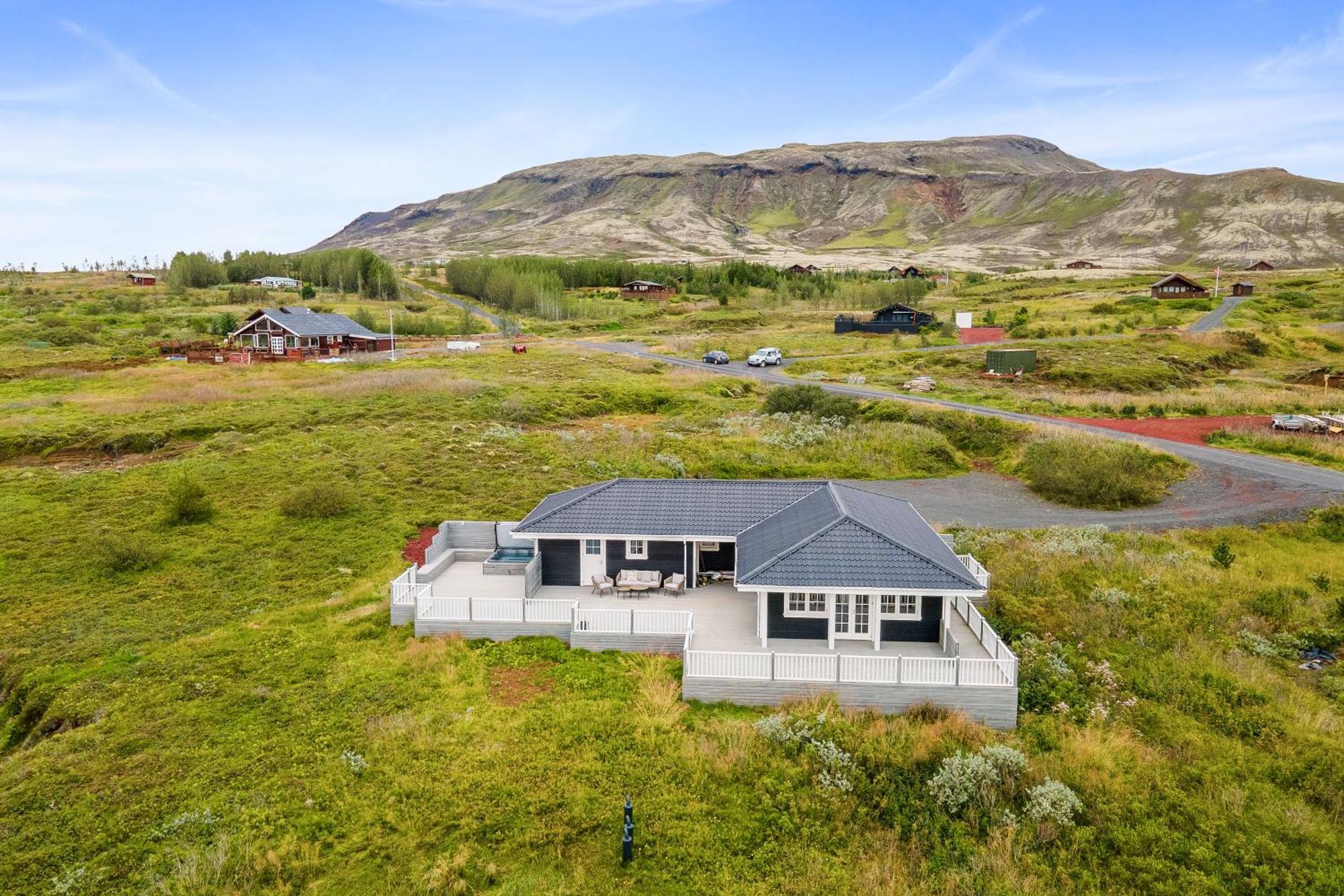 Venture Vacations-Golden Circle Hot Tub Cabin Selfoss Exterior foto